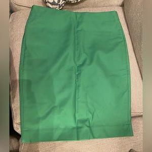NWT green JCrew No2 pencil skirt